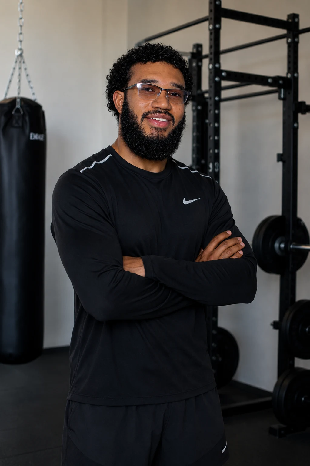 Fabio in de trainingsruimte
